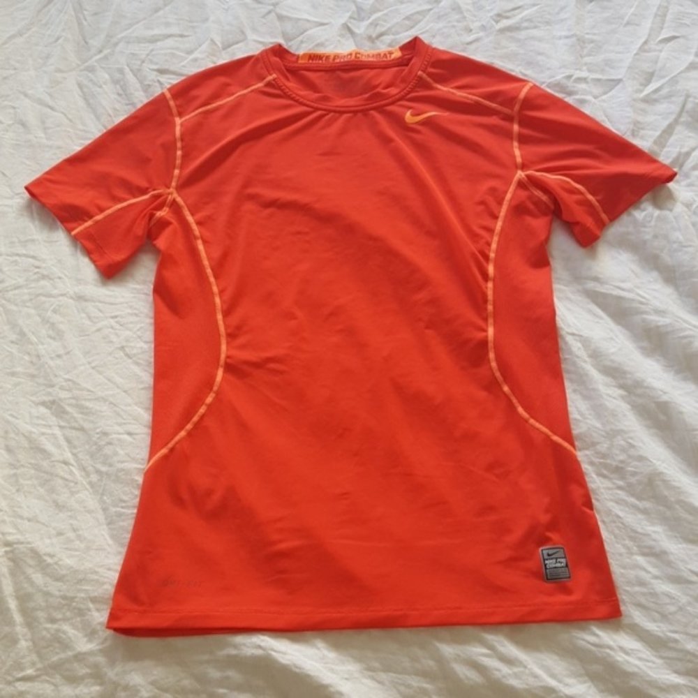 Nike Pro Combat 2.0 Fitted Short Sleeve Shirt - Picture 1 of 6